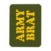 ARMY BRAT MAGNEET (Verticaal)