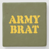 ARMY BRAT STENEN ONDERZETTER (Voorkant)