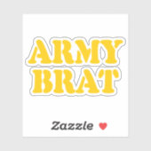 ARMY BRAT STICKER (Vel)