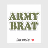 ARMY BRAT STICKER (Vel)