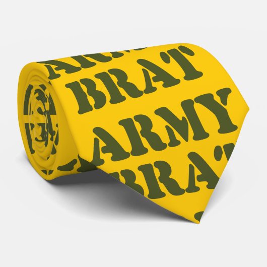 ARMY BRAT STROPDAS (Opgerold)