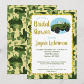 Army Camo Bridal Shower Kaart (Voorkant / Achterkant)