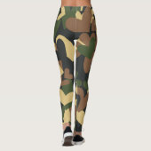 Army Camo Hearts Patterned | LEGGINGS (Achterkant)