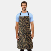 Army Camouflage Kitchen Koken Schort (Gedragen)