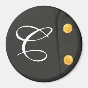 ARMY Class A Uniform Dress Monogram Initiaal Magne Magneet