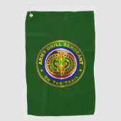 Army Drill Sergeant  Golfhanddoek (Voorkant)