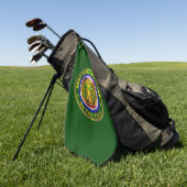 Army Drill Sergeant  Golfhanddoek (Groen)