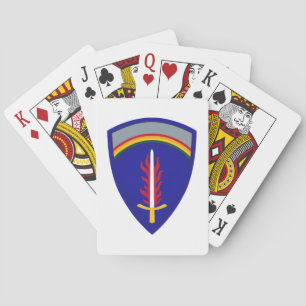 Army Europe USAREUR Insignia Pokerkaarten
