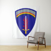Army Europe USAREUR Wandkleed (In situ)