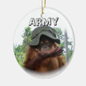 Army Fan Cute Keramisch Ornament (Links)