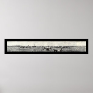 Army Fort Drum, NY Foto 1910 Poster