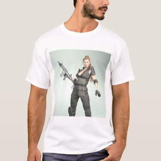 Army Girl 4 - Kunstprint T-shirt