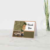 Army Green Camouflage Dank u kaart (Voorkant)