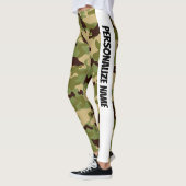 Army Green Camouflage PERSONALISEREN Leggings (Links)