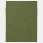 Army Green Fleece Deken (Voorkant)