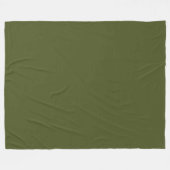 Army Green Fleece Deken (Voorkant (Horizontaal))