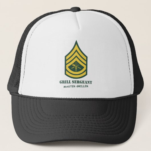 Army Grill Sergeant Trucker Pet (Voorkant)
