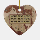 Army Heart Photo Ornament (Achterkant)