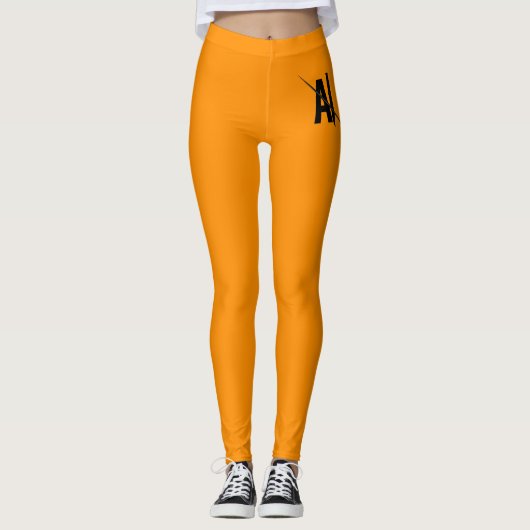 Army In, mettez en surbrillance orange. Leggings (Devant)