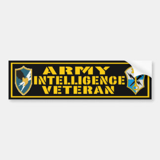 Army Intelligence-veteraansticker Bumpersticker