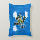 Army Jet - Kunst voor kinderen Accent Kussen (Voorkant(Verticaal))