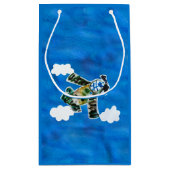 Army Jet - Kunst voor kinderen Klein Cadeauzakje (Achterkant)