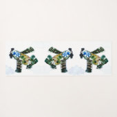 Army Jet - Kunst voor kinderen Yogamat (Achterkant (horizontaal))