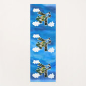 Army Jet - Kunst voor kinderen Yogamat (Voorkant)
