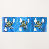 Army Jet - Kunst voor kinderen Yogamat (Voorkant (horizontaal))