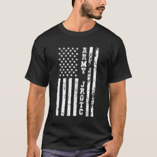 Army JROTC United States Army Junior ROTC W US FLA T-shirt