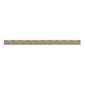 Army Khaki Camouflage Print Grosgrain Lint (Voorkant)