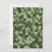 Army Military Birthday Dank u opmerking Kaarten (Achterkant)