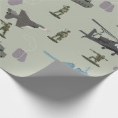 Army Military Camouflage Green Camo Cadeaupapier (Hoek)