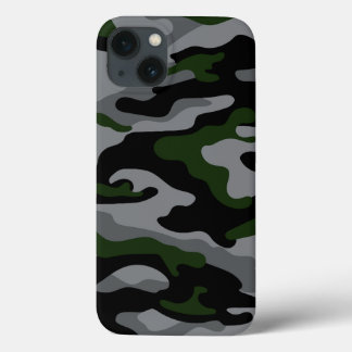 Army Pattern Camouflage Telefoonhoesje iPhone 13 Hoesje