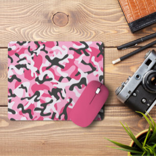 Army Pink Forest Camo   Camo Forest Mousepad Muismat