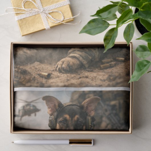 Army Pupper  Tissuepapier (Geschenk)