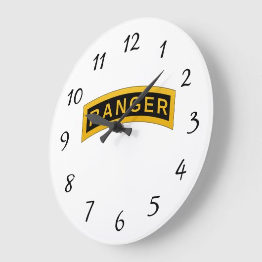 Army Ranger School - Horloge murale (Angle)