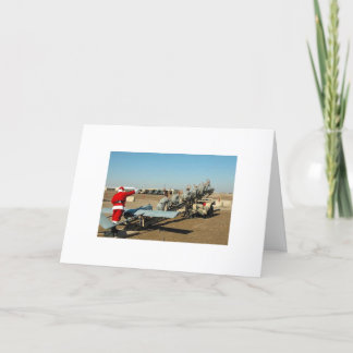 Army Santa Feestdagen Kaart