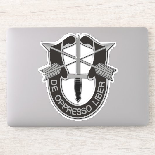 Army Special Forces Groepen Groene Baretten Contou Sticker (Computer)