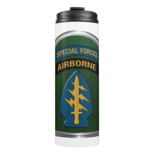 Army Special Forces Tab en Patch Gift Thermische M Thermosbeker (Voorkant)