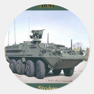 Army Stryker Armored Personnel Carrier Sticker
