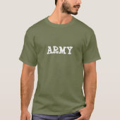 ARMY Uw Mannen Basic Dark T-S T-Shirt (Voorkant)