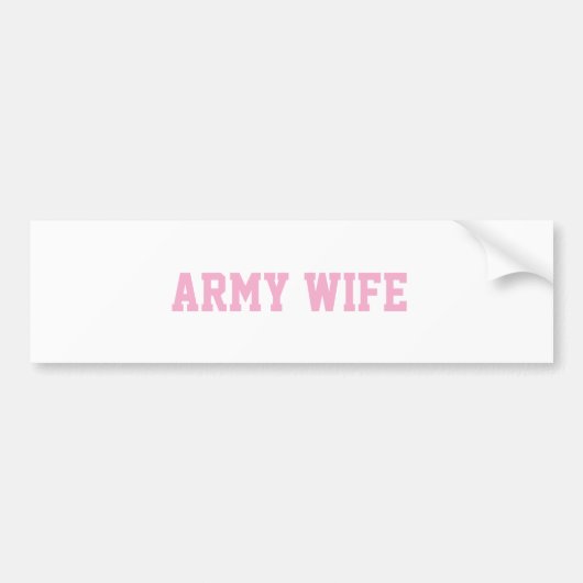 Army wife sticker (Voorkant)