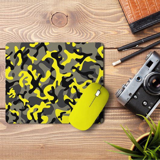 Army Yellow Forest Camo | Camo Forest Mousepad Muismat