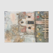 ARMZALIGE LANDBOUWER GEMENGDE MEDIA DECOUPAGE TISSUEPAPIER (Voorkant)