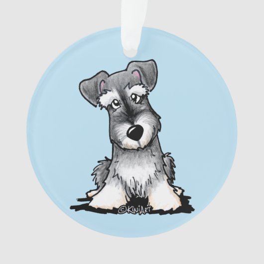 Arnament KiniArt Schnauzer (devant)