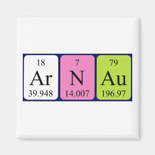 Arnau periodiek table name magnet magneet