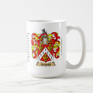 Arndt gezinskabel van wapens (rest), met inbegrip  koffiemok