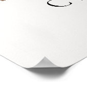 Arnia beach in Spain, neutral aesthetic beach Poster (Hoek)