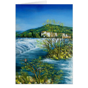 ARNO RIVER AT ROVEZZANO Florence Italië